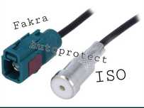 Adaptor antena Fakra la ISO / DIN Asia auto original 4CarMedia