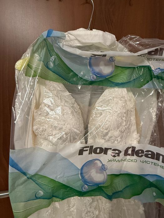 Булчинска рокля - размер XXS/XS (Petite)+ подарък воал и обувки