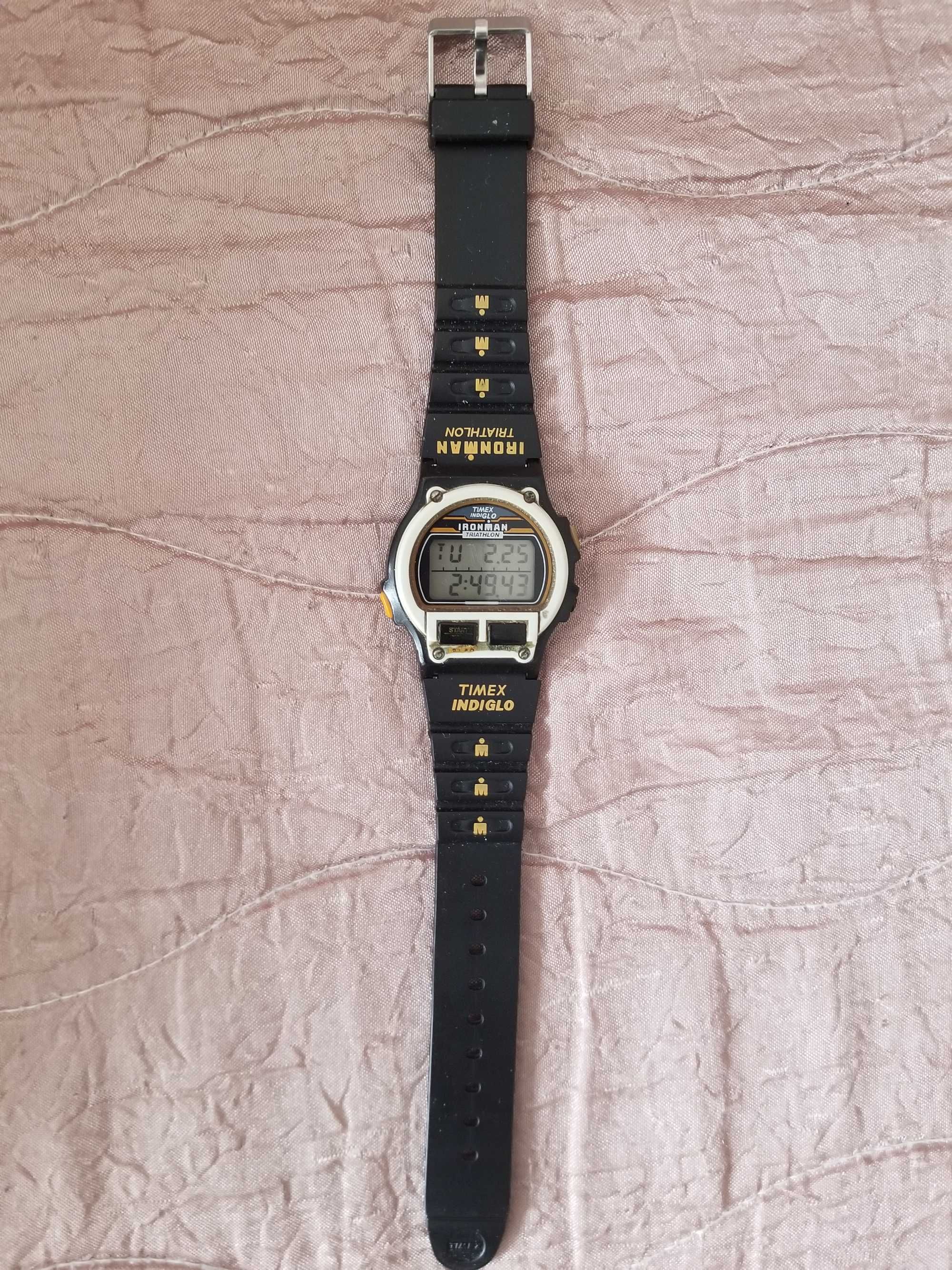 Часовник 1994 Vintage TIMEX Ironman Triathlon Watch Men 737-A Indiglo