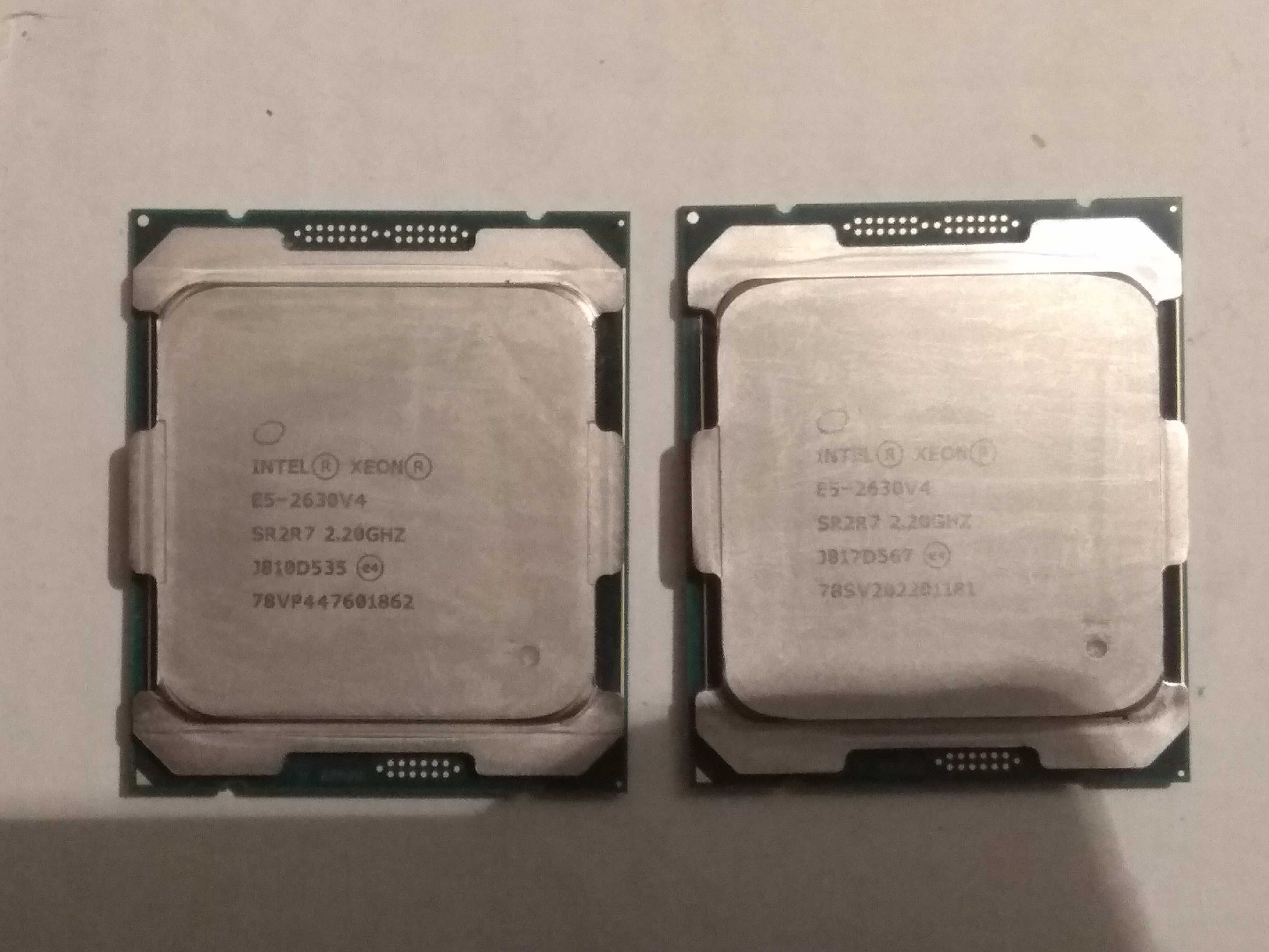 Продам два процессора Intel Xeon E5-2630V4. В идеале!