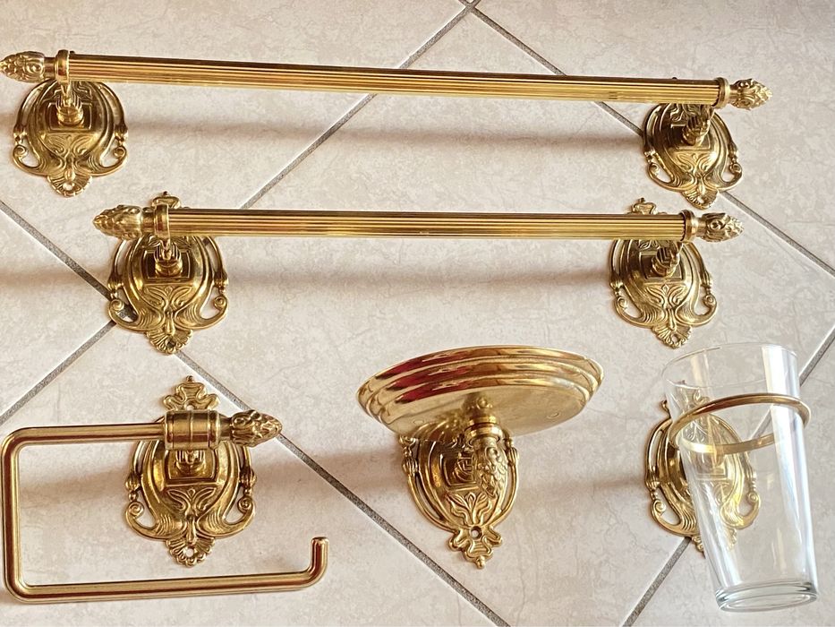 Set Baroc de bronz de baie