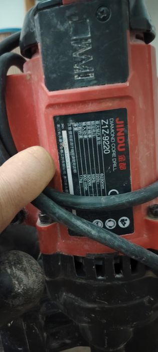 Алмазное бетон тешадиган станок жинду 250ммга каронка тешишга мослашга