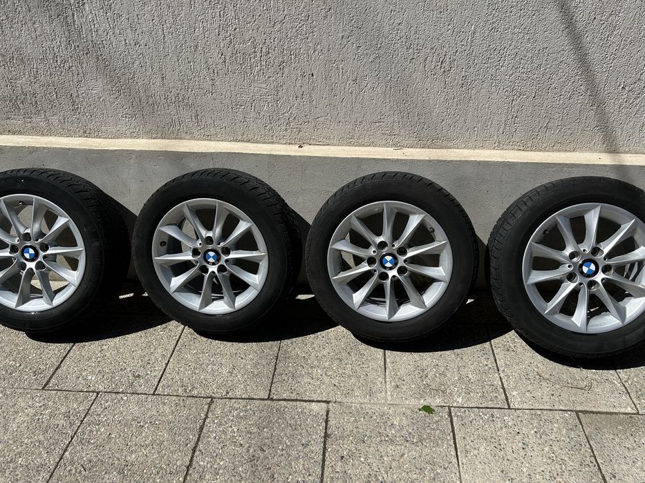 Jante Bmw 411 style cu anvelope de iarna r16 7j et40 senzori presiune