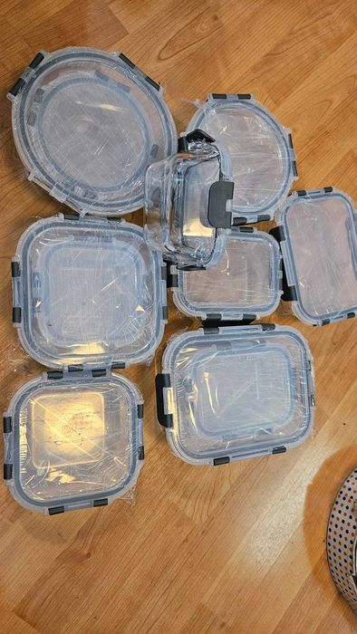 Recipiente / caserolă din sticlă pentru depozitarea alimentelor MCIRCO