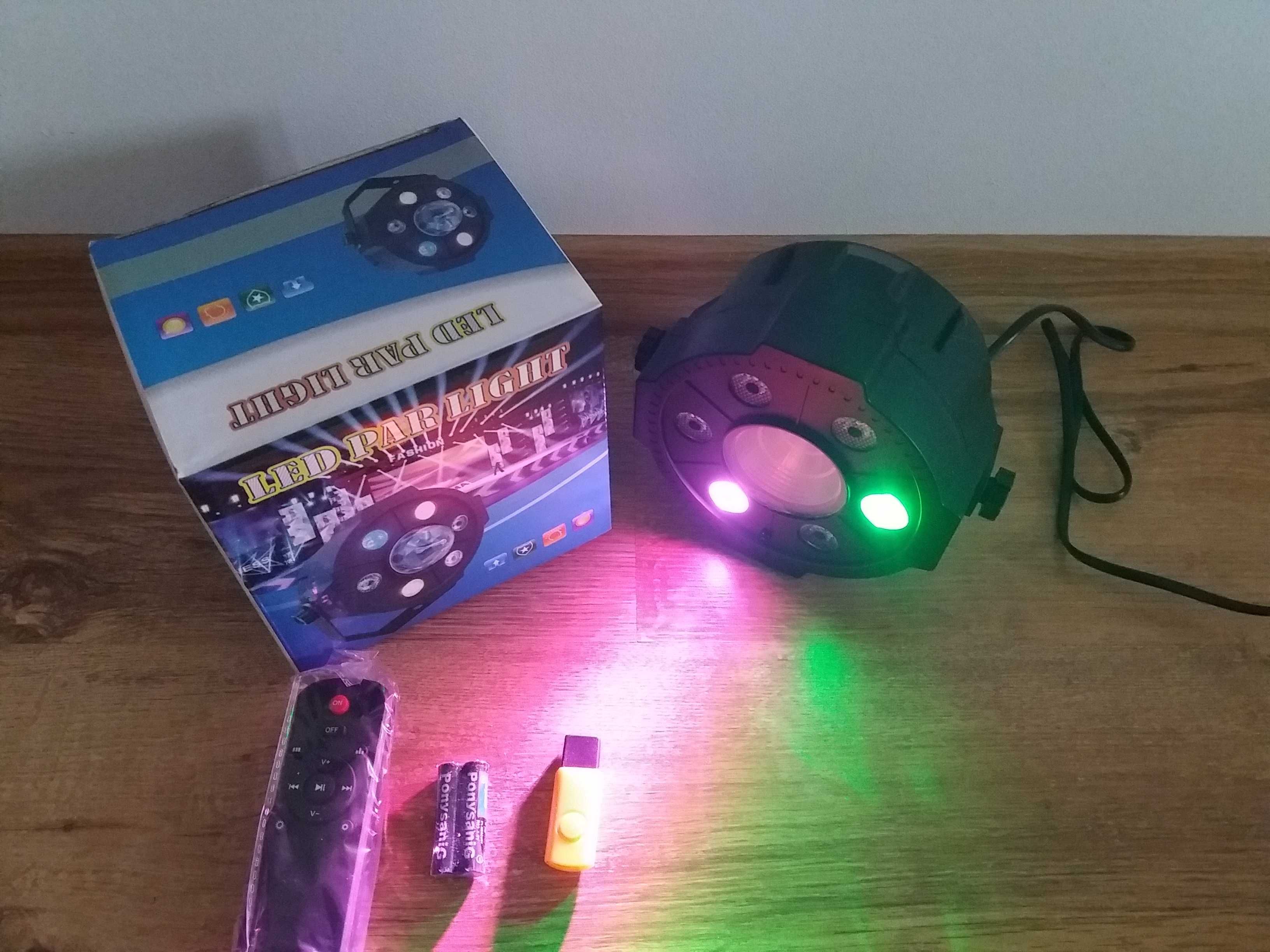 Boxa proiector LED bluetooth-usb/Joc de culori RGB petrecere