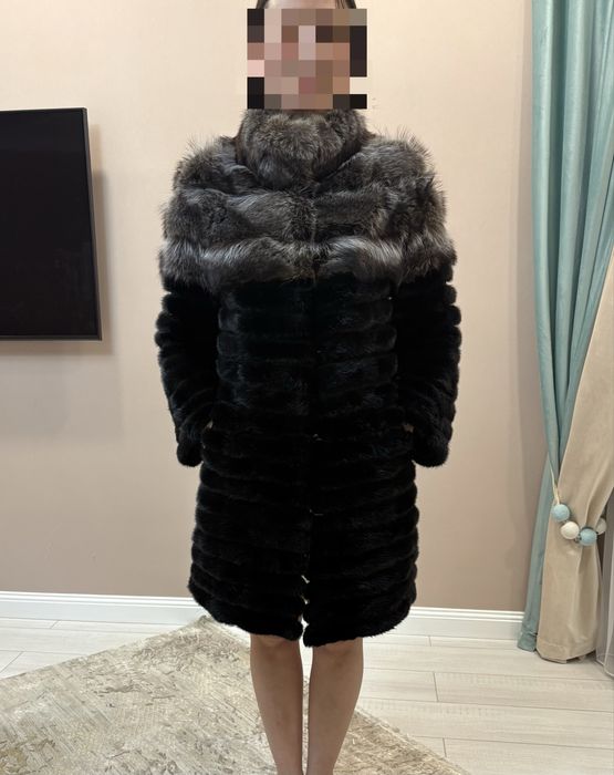 Продам шубу  комбинированнуб