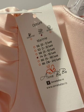 Rochita si bentita Anne Bebe (6-9 luni)