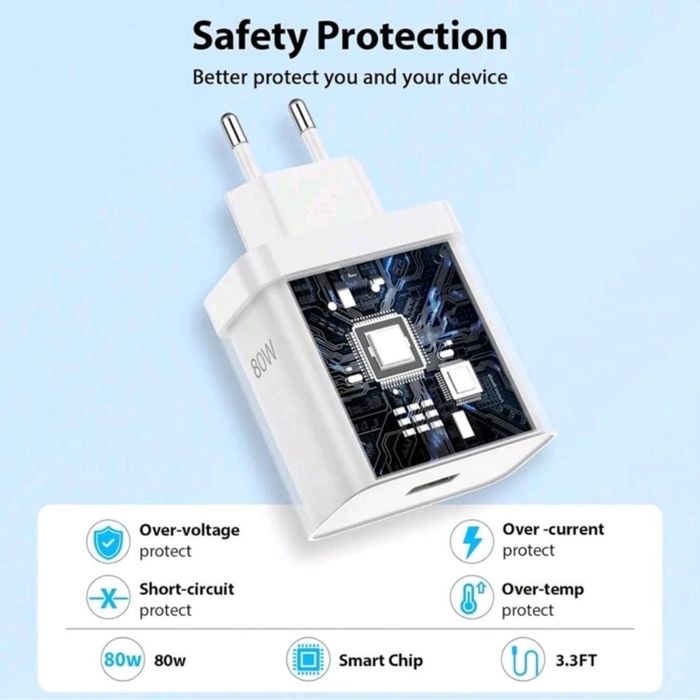 Incarcator 80 W 100 W Super Fast Charging