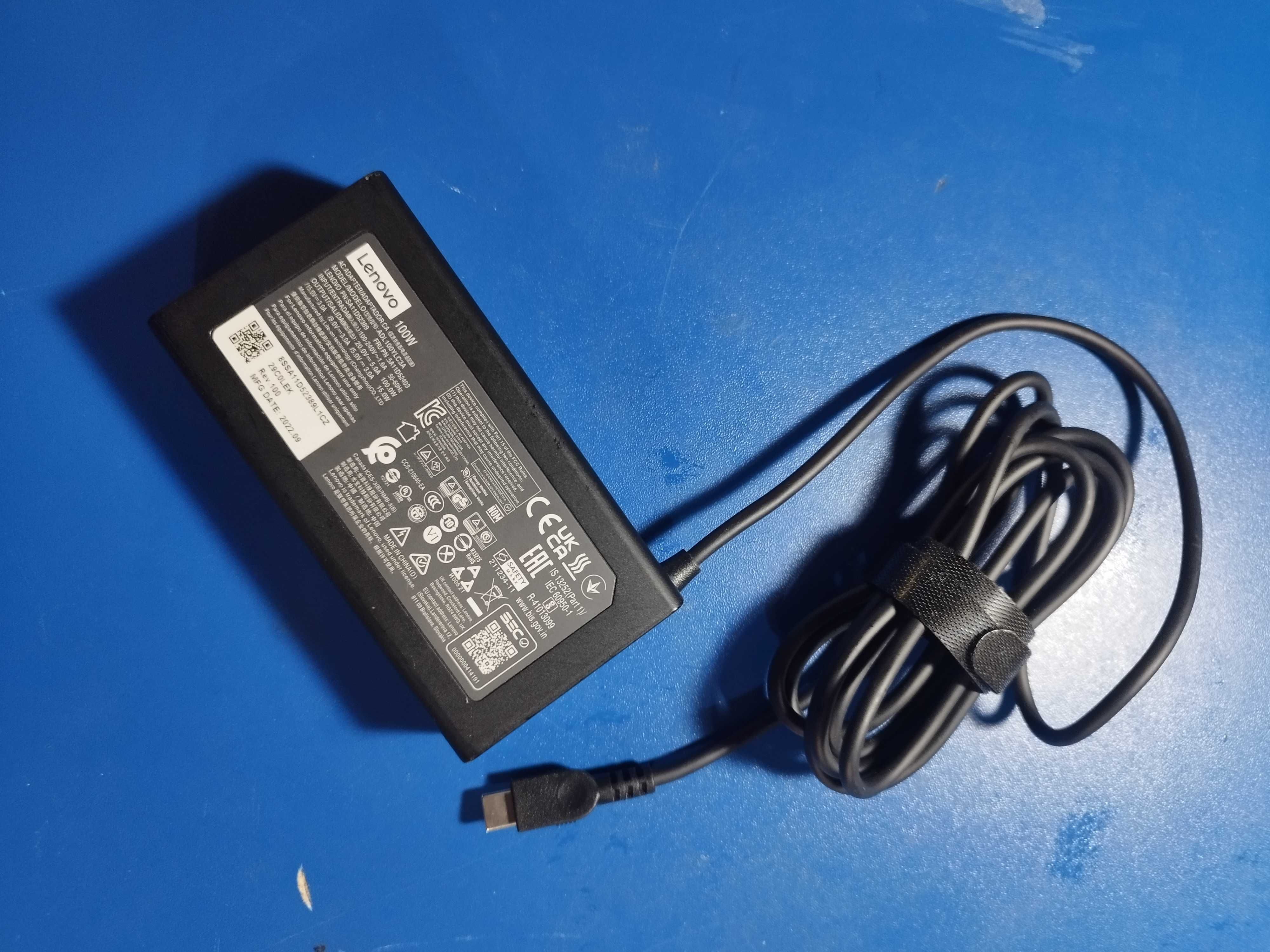 Incarcator USB-C lenovo 100 W, nou, garantie 1 an