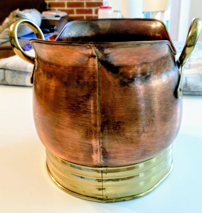 Vas cupru decoratiune interioara