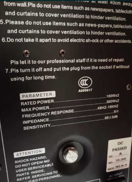 Vand Boxe VLLIODOR NRS 2035 - model nou