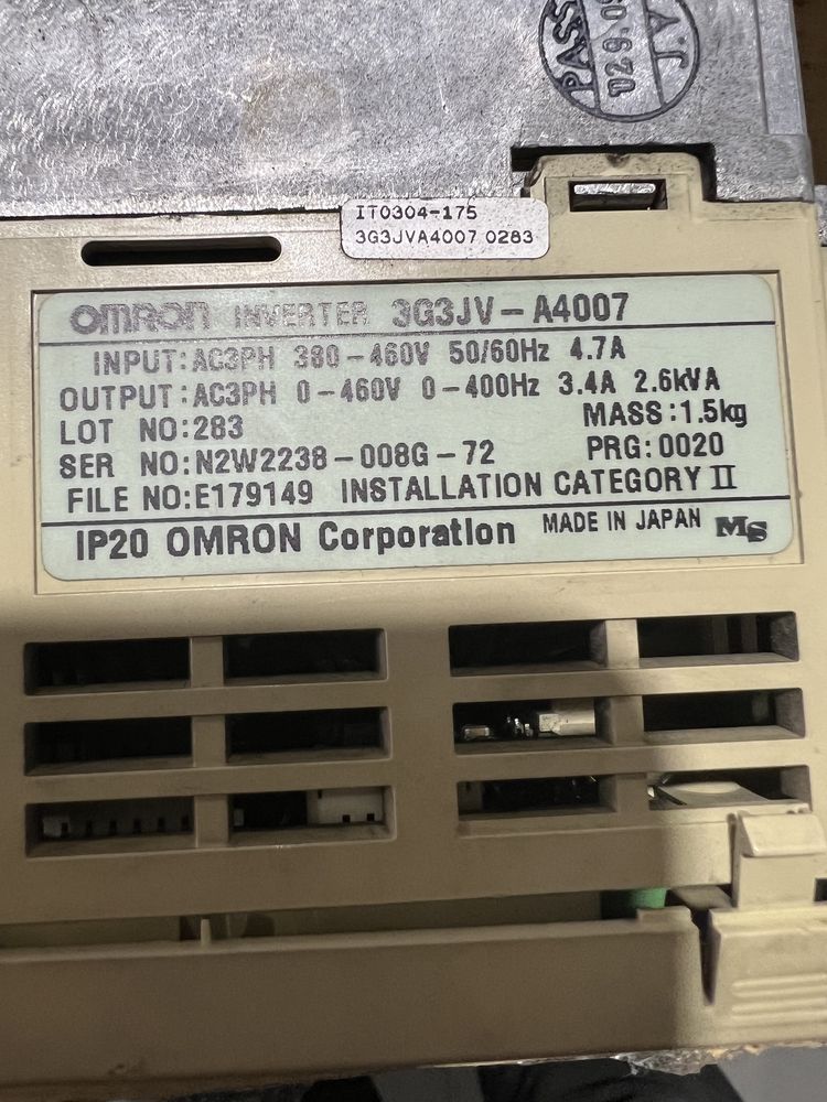 Честотно управление 1.1кВ Omron