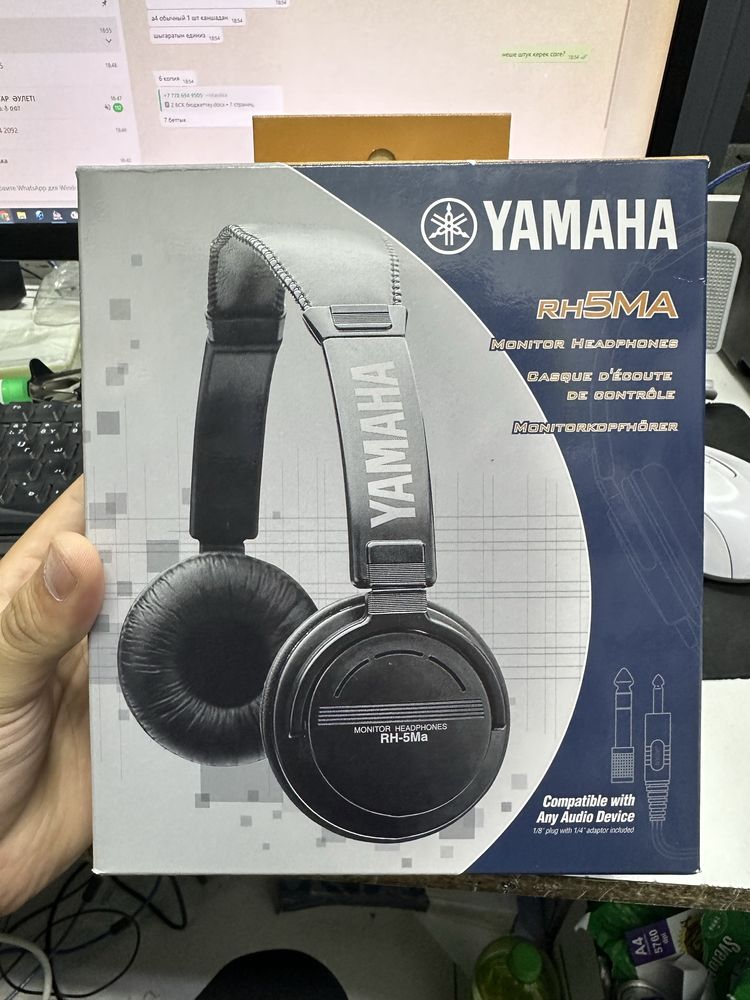 Наушники Yamaha RH5MA черный