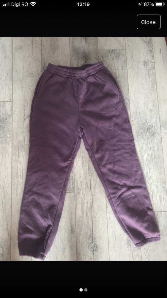 2 Pantaloni joggers marime M38 spre Small