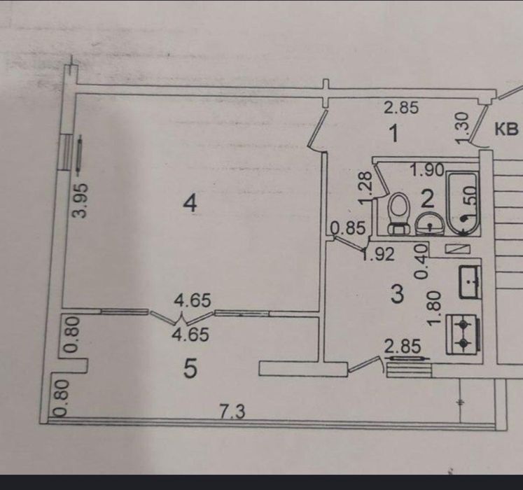 Юнусабад 4. 1-ка. 1/4/4. Круг. Универсам