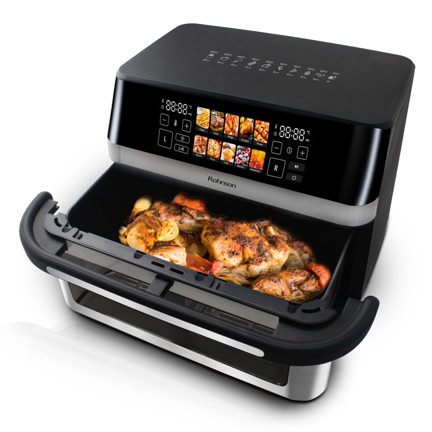 Нов air fryer фритюрник с горещ въздух Rohnson R2882 12 литра