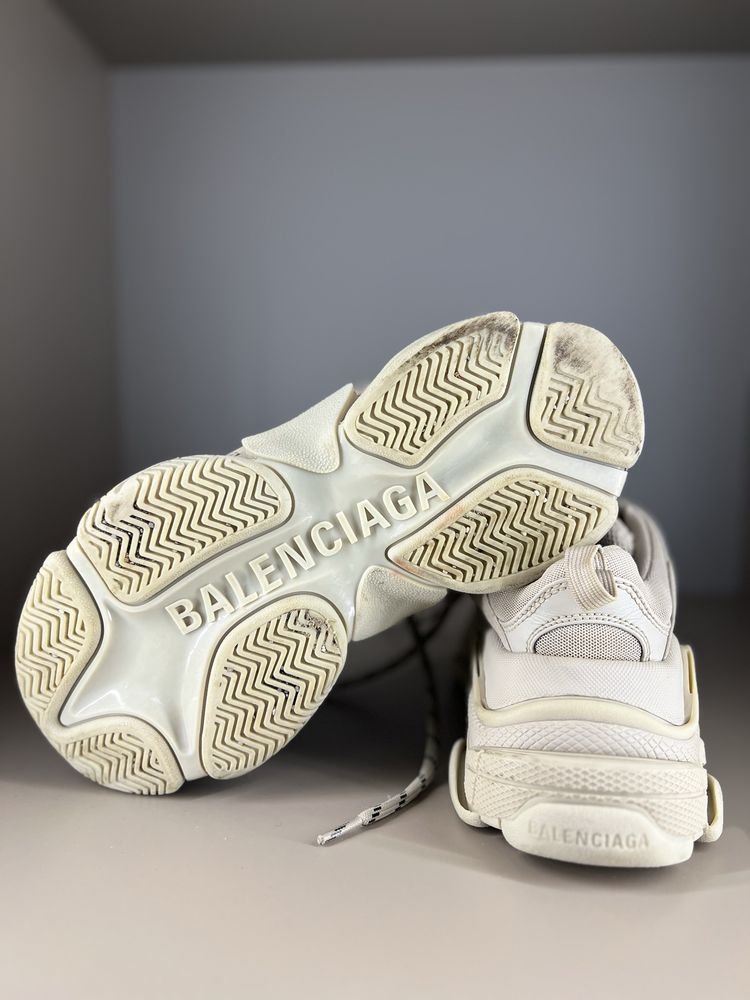 Balenciaga Grey Triple S Sneakers