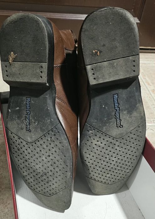 Кожени обувки Hushpuppies