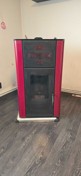 Centrala-termosemineu peleti Premium 25kw