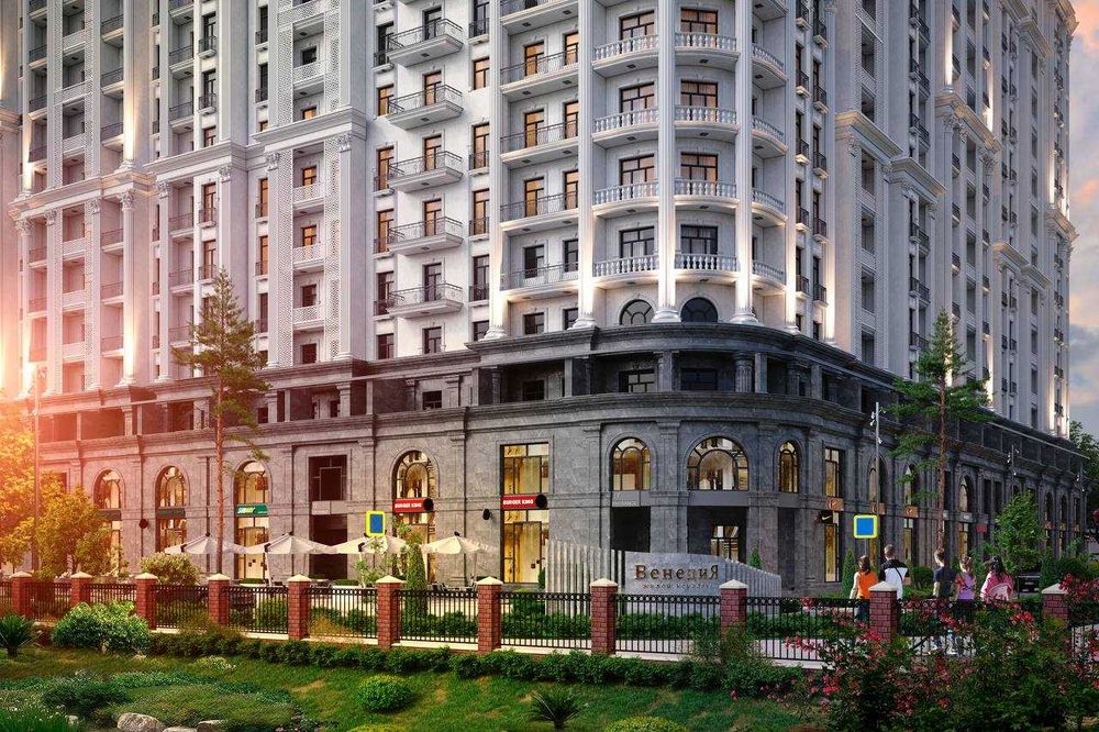 ЖК Венеция ТР Малика мечеть Минор 3-комн 8/25 70 м² коробка сдача 2027