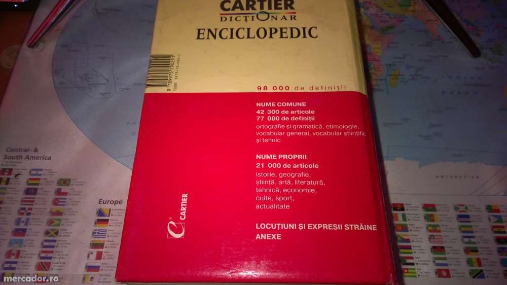 vand dictionar enciclopedic editura CARTIER editia 2001 1700 pagini