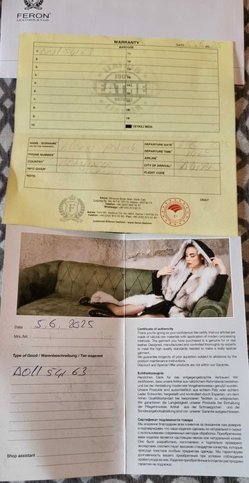 Geaca piele naturala Fergucci