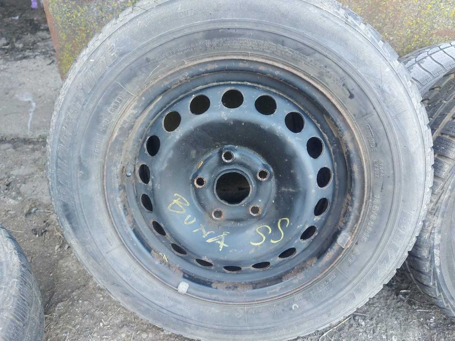 Anvelope+jante Bridgestone iarna 195/65/R15