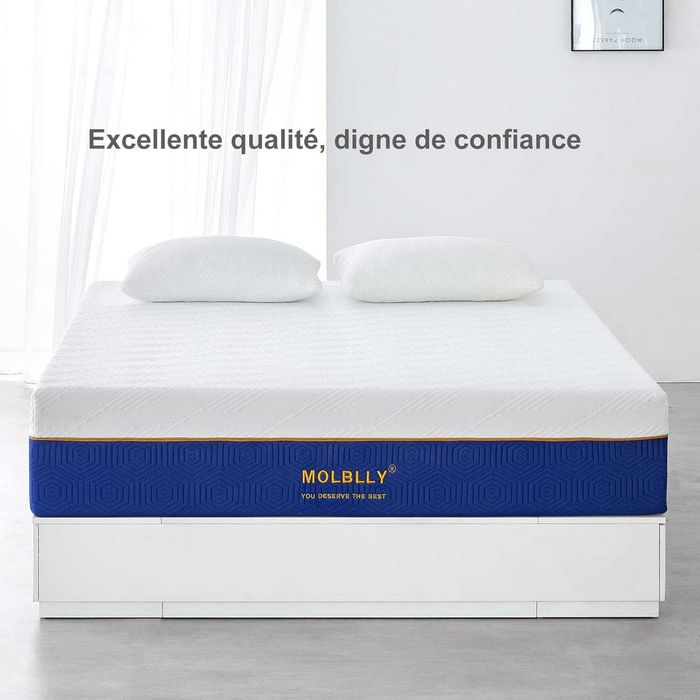 Saltea Nouă 140 x 190 x 25 -duritate medie- ergonomică din spumă cu me