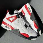 Pantofi Sport Air Jordan 4 Red Cement - 100% original