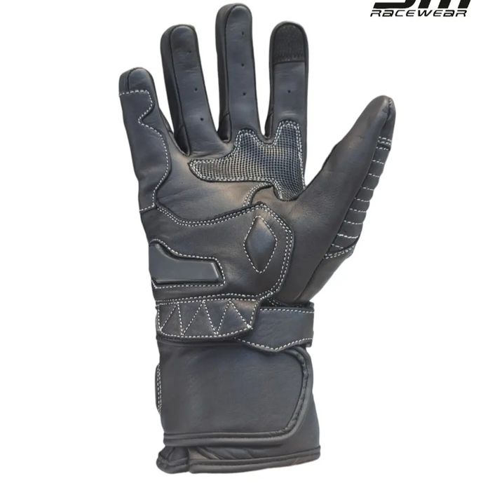 Manusi moto piele naturala SM Road marimi XS, S, M, L, XL, 2XL Noi!