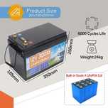 Acumulator lifepo4 300 Ah + incarcator 10A
