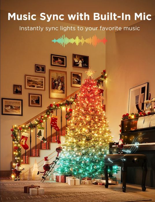 Vand lumini Govee Christmas Sparkle String Lights  30m