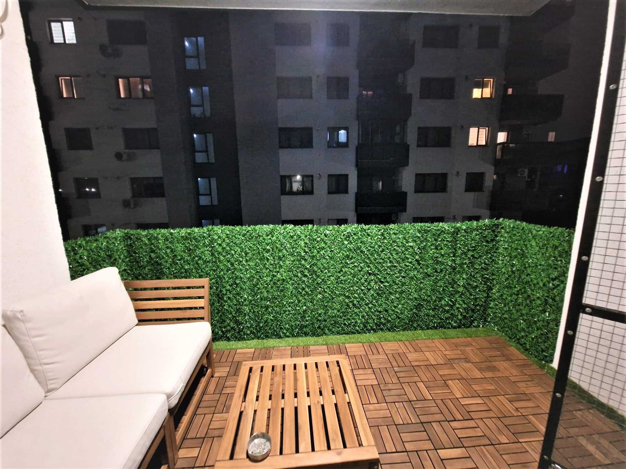 imitatie gard viu artificial, 1x10m 1,5x10m 1,7x10m 2x10m