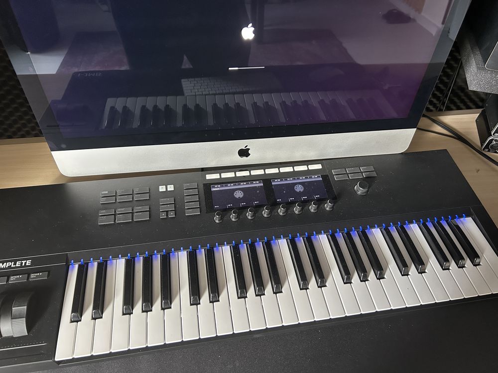 Imac pro 27" plus clapa Native Komplete s49 mk2