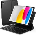 Husă Qulose cu Tastatură QWERTZ iPad 11" A16 / iPad 10 10.9"