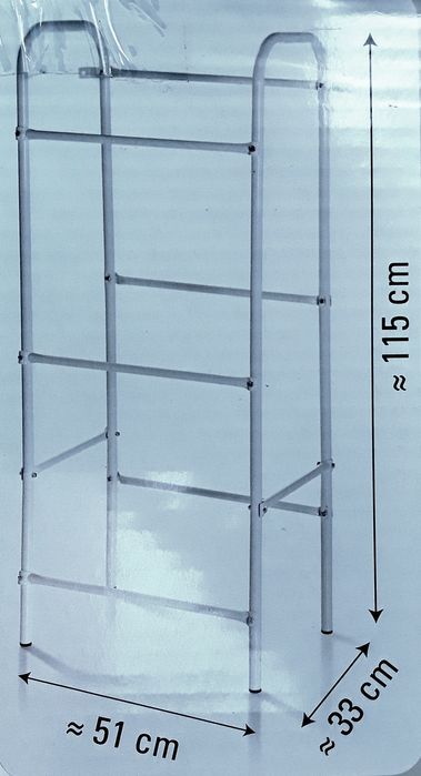 RAFT METALIC pentru Navete, 51x33x115 Cm, sarcină maximă 50 kg - NOU