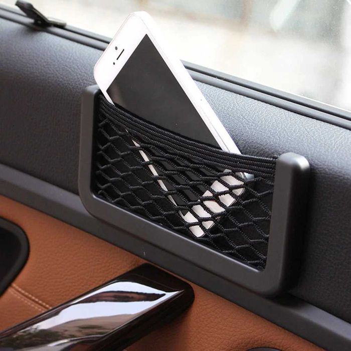 Buzunar auto, organizator din plasa elastica pentru depozitare [NOU]