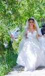 rochie de mireasă  prințesã  s/m cu mai multe accesorii incluse