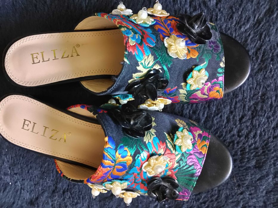 Дамски чехли от естествена кожа Eliza