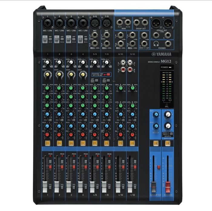 Срочно продам Микшерный пульт Yamaha MG12 (новый)