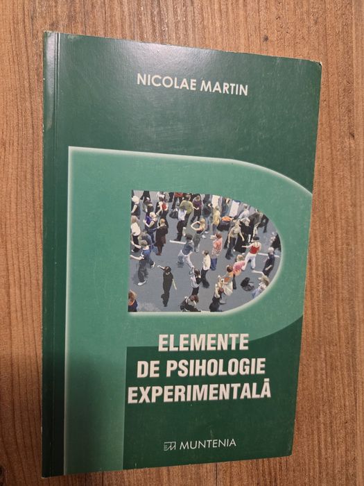 Elemente de psihologie experimentala, Nicolae Martin