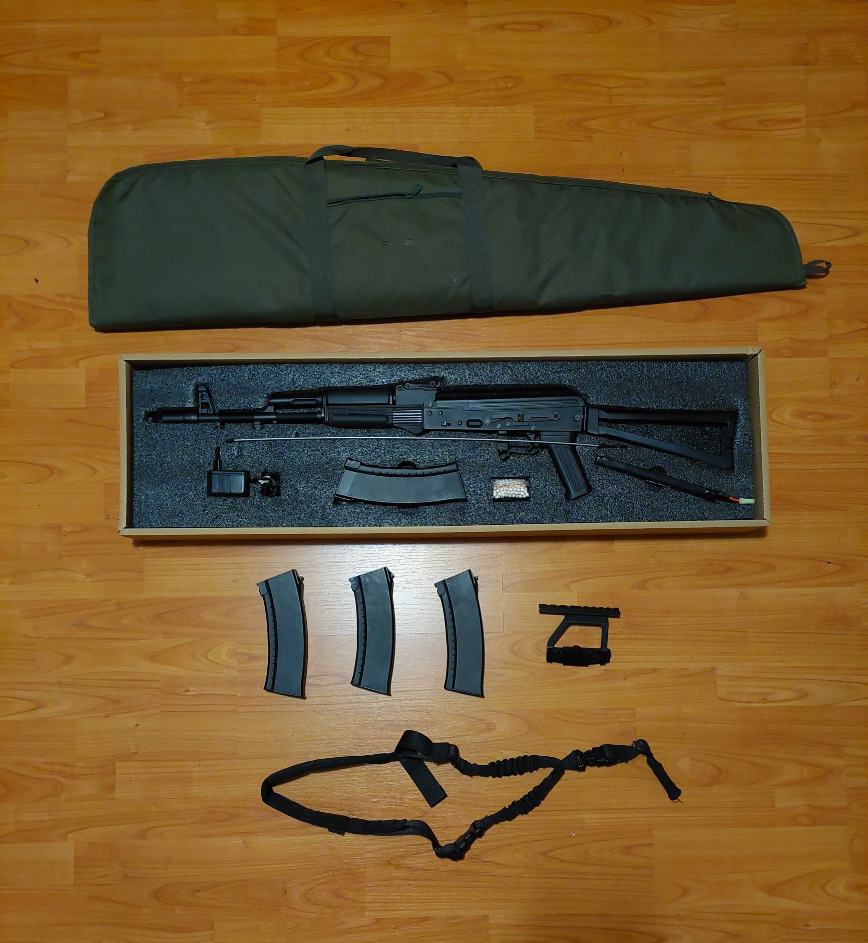 Replică AKS-74 CYMA Airsoft+ACCESORII