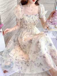 Элегантное цветочное вечернее платье женские Модное kiyim