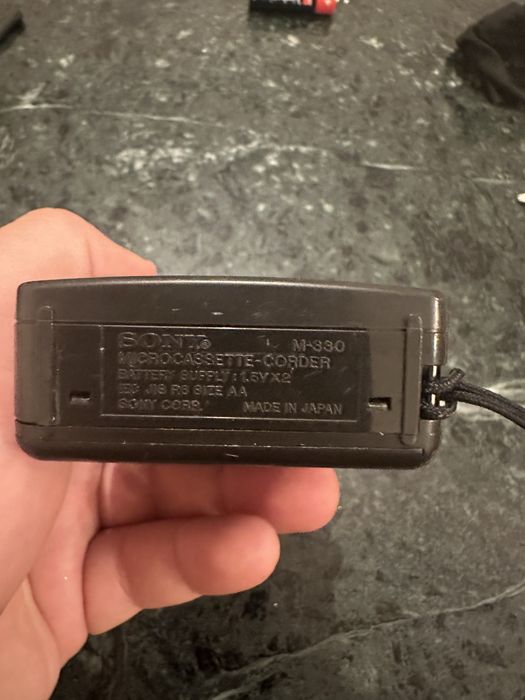 Reportofon Sony Microcaseta Vintage