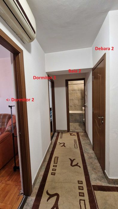 Apartament de închiriat – 4 camere, 104 mp – Unirii Nord, Buzău