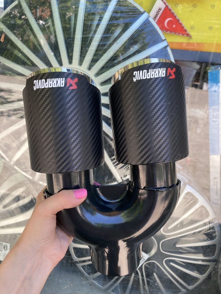 Накрайници Акрапович 90мм, ауспух, генерация, akrapovic, накрайник bmw
