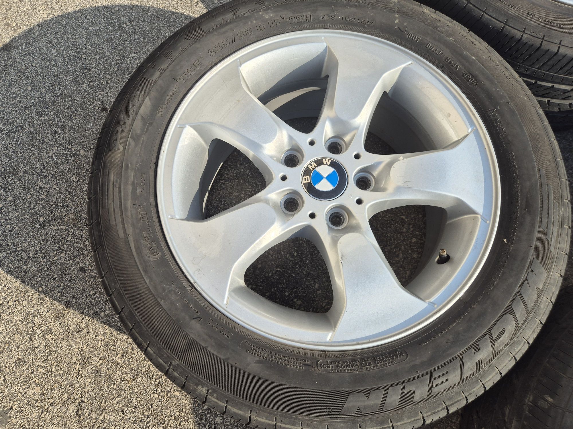 5х120/17 с гуми БМВ Х3 Е83 Х5 Е53 5x120/17 BMW X3 X5