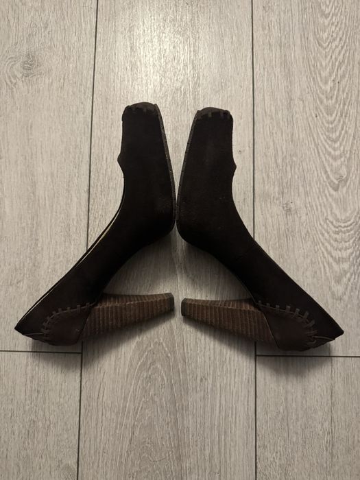 Pantofi piele, maro