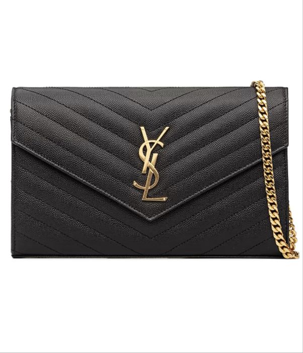 Кожаный клатч YSL Cassandre Оригинал