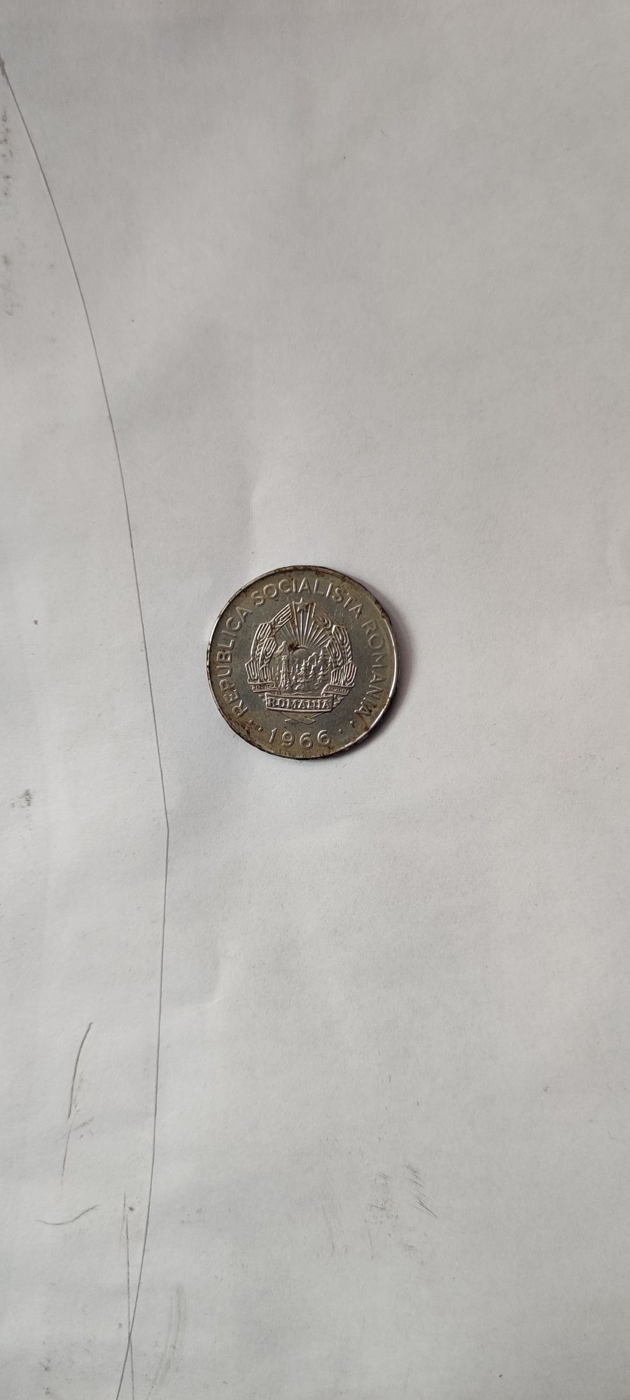 Moneda 1 leu 1966